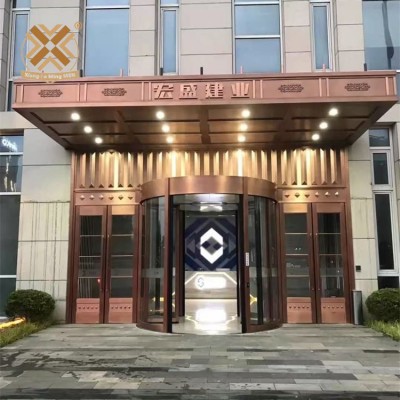 铜旋转门